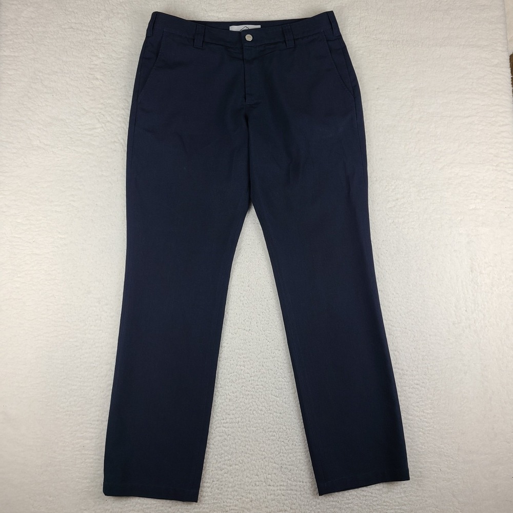 Bluffworks Pants‎ Mens 34x34 Dark Blue Relaxed Fit Straight Performance Tech